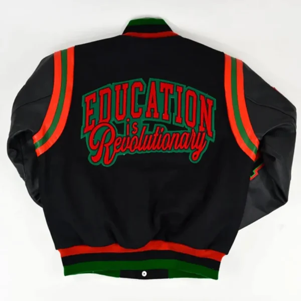 1619 Freedom School Motto 2.0 Letterman Jacket
