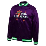 1995 NBA All-Star Game Lightweight Purple Satin Jacket