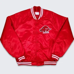 80’s Arkansas Razorbacks Red Bomber Jacket