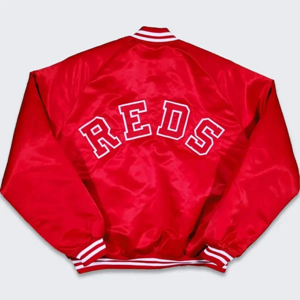 80’s Cincinnati Reds Bomber Jacket - Image 2