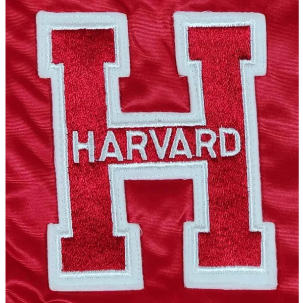 80’s Harvard Crimson Red Bomber Jacket