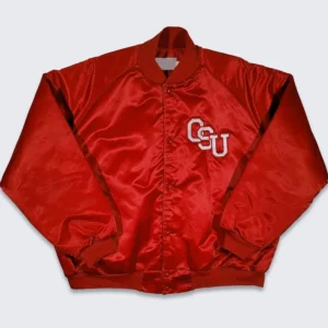 80’s Ohio State Buckeyes Red Bomber Jacket