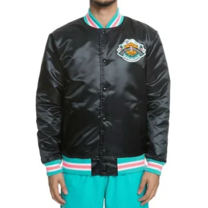 1996 All Star Game San Antonio Black Satin Jacket