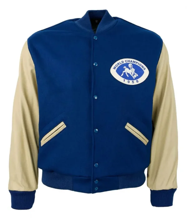 1958 Baltimore Colts Royal Blue Wool Jacket