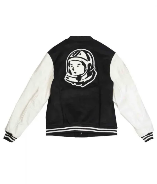 04 BBC Letterman White and Black Jacket
