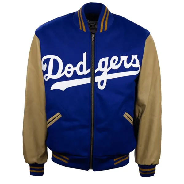 1951 Brooklyn Dodgers Varsity Royal Blue Jacket