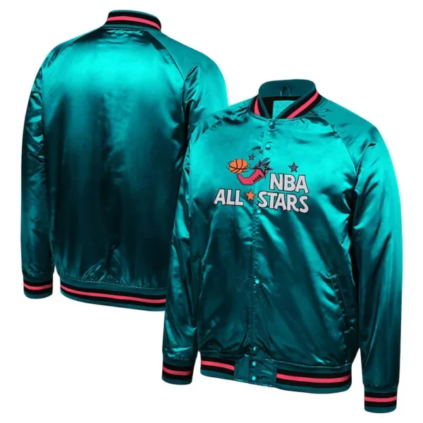 1996 Hardwood Classics All-Star Game Teal Jacket