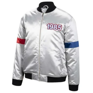 1985 All Star Game Indianapolis Silver Satin Jacket