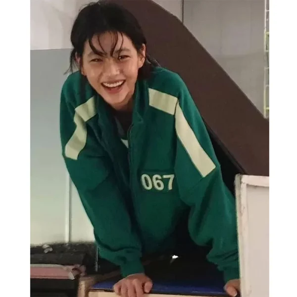067 Ji-Yeong Squid Game Green Track Jacket