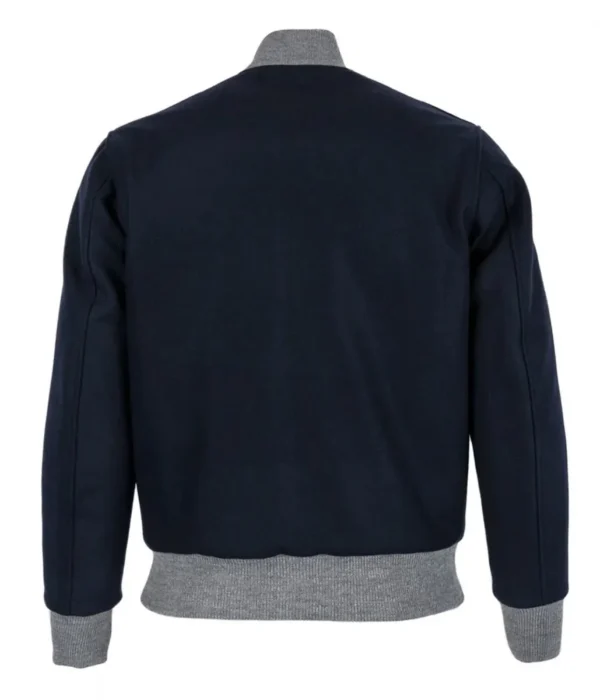 1936 NY Yankees Varsity Navy Blue Wool Jacket - Image 2
