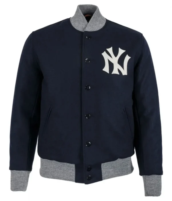1936 NY Yankees Varsity Navy Blue Wool Jacket