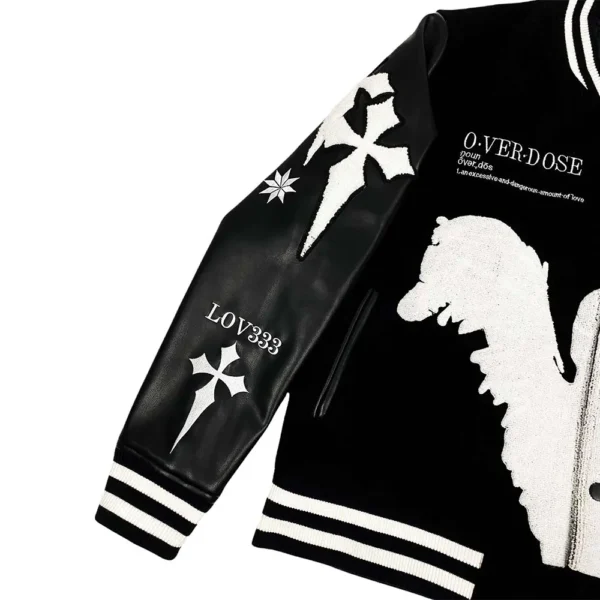 777 O-Ver-Dose Varsity Jacket - Image 3
