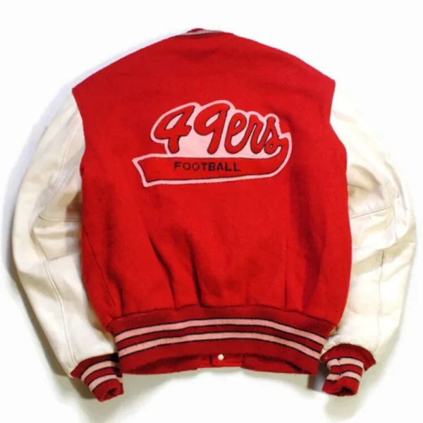 49ers SF Super Bowl Varsity Jacket - Image 2