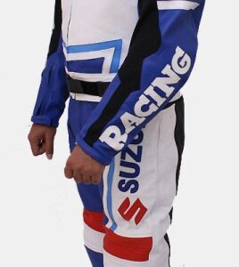 SUZUKI GSXR Motorcycle Men Leather Suit