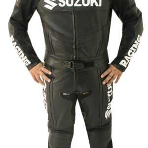 SUZUKI Racing Motorcycle Leather Suit