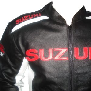 MotoGP Suzuki Motorbike Leather Jacket