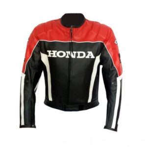HONDA Motorcycle Men Leather Jacket BMJ2945