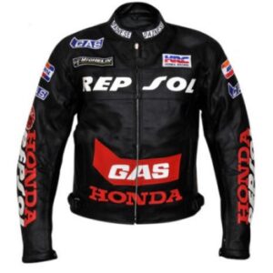 HONDA Repsol GAS Motorbike Leather Jacket