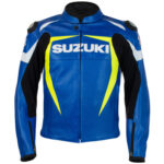 Suzuki Motorcycle Racing Leather Jacket