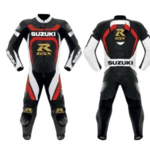 SUZUKI Motorbike Racing Leather Suit BSM 2776