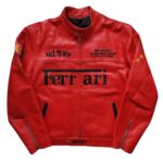 Ferrari Racing Leather Jacket
