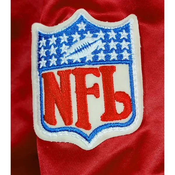 80s Arizona Cardinals Bomber Red Satin Jacket