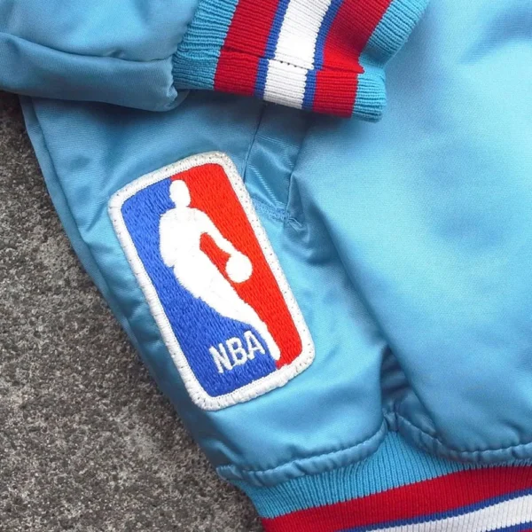 80’s Sacramento Kings Mint Satin Jacket - Image 3