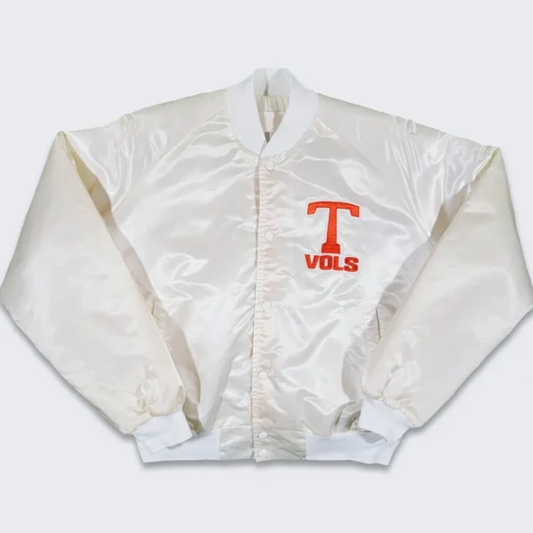 80’s Tennessee Volunteers White Bomber Jacket