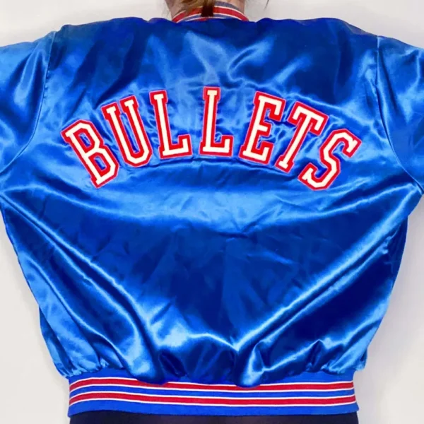80’s Washington Bullets Blue Jacket - Image 2