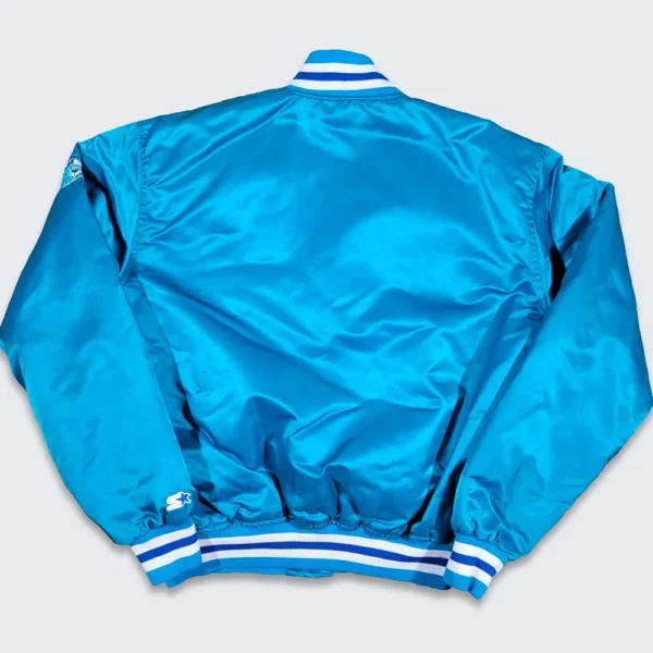 90’s Charlotte Hornets Bomber Jacket - Image 2