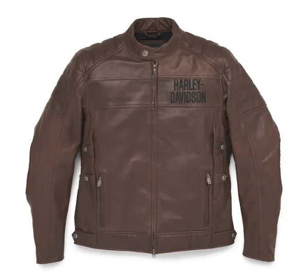 HARLEY DAVIDSON FREMONT TRIPLE VENT SYSTEM LEATHER JACKET - Image 3