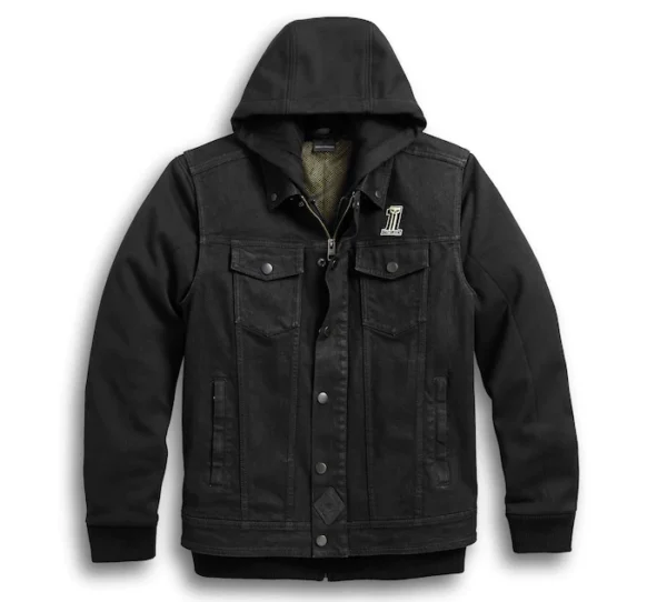 HARLEY DAVIDSON MEN’S 3-IN-1 DENIM RIDING VEST