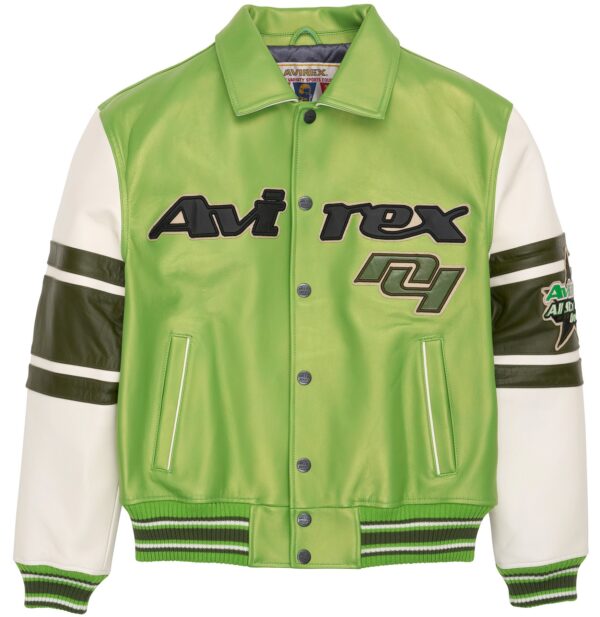 Avirex Stars And Stripe Leather Jacket