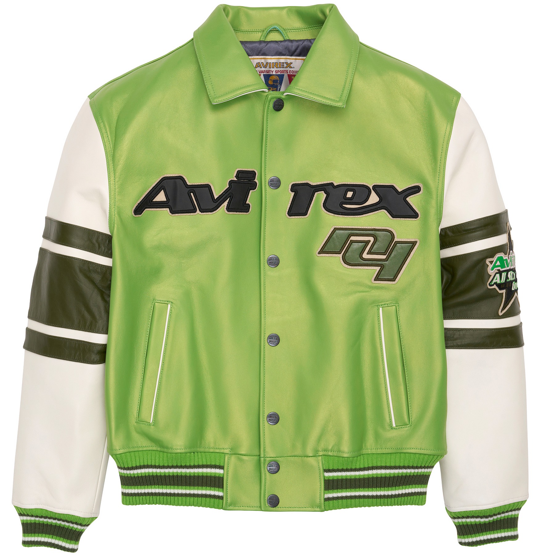 Avirex Stars And Stripe Leather Jacket