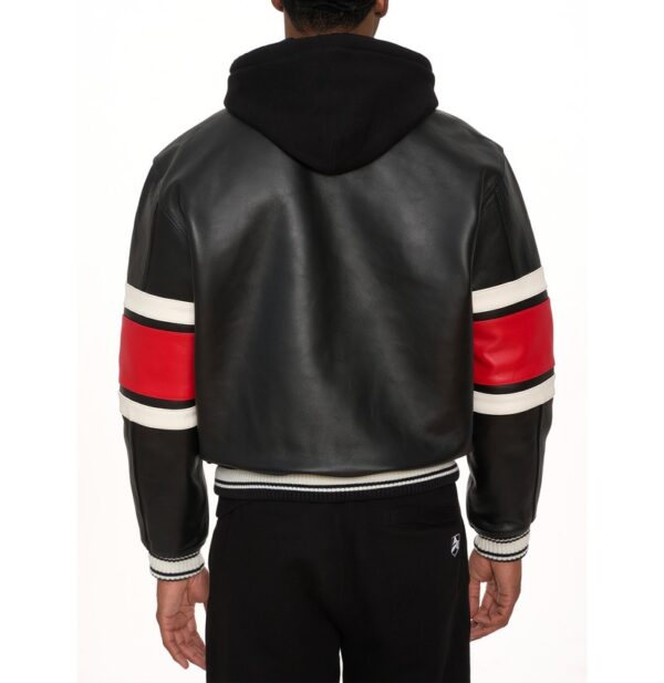 Avirex Legend Leather Jacket Black