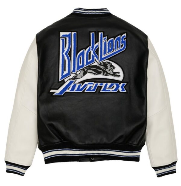 Avirex Black Lions Varsity Jacket - Image 2