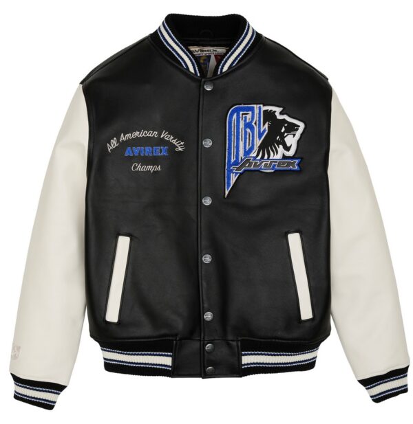 Avirex Black Lions Varsity Jacket