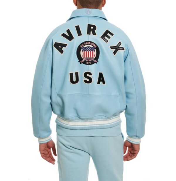 Avirex Leather Jacket Glacier