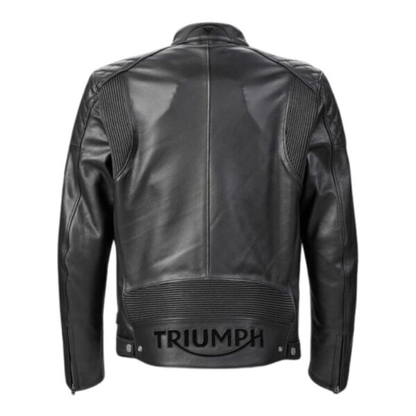 Triumph Braddan Asymmetric Leather Jacket - Image 2