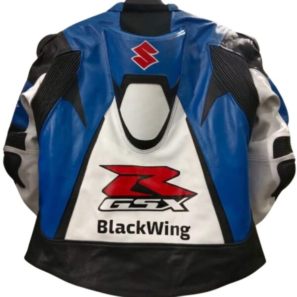 SUZUKI GSXR MOTORBIKE RACING LEATHER JACKET