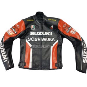 SUZUKI YOSHIMURA MOTORBIKE RACING LEATHER JACKET