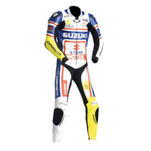 SUZUKI Motorbike Sport Leather Racing Suit