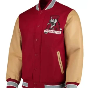 Alabama Crimson Tide Red Letterman Jacket