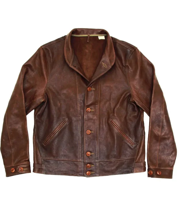 Albert Einstein Vintage Leather Jacket