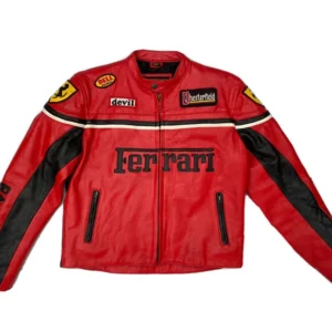 Ferrari Racing Leather Jacket