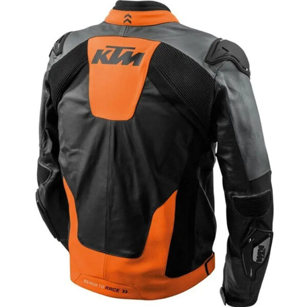 Red bull KTM Motorcycle Racing Leather Jacket