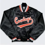 90’s Oklahoma State Cowboys Black Bomber Jacket