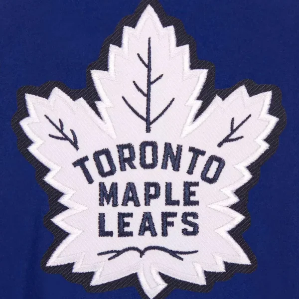 Accent Toronto Maple Leafs Varsity Royal/Gray Wool Jacket