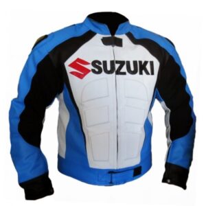 Suzuki Motorbike GSXR Racing Leather Jacket