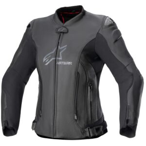 ALPINESTARS STELLA GP PLUS V4 LEATHER JACKET BLACK